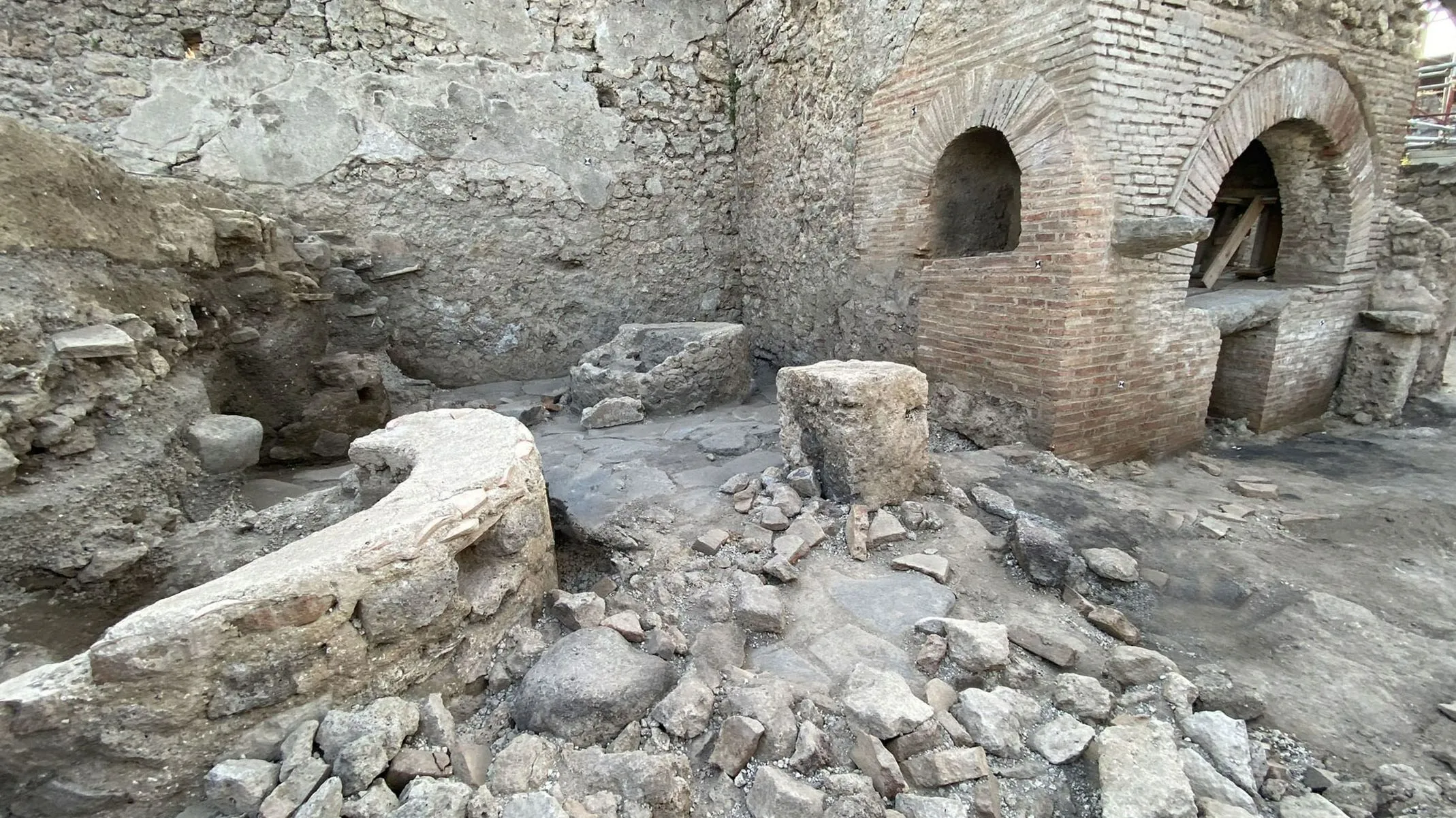 Ancient bakery oven area
